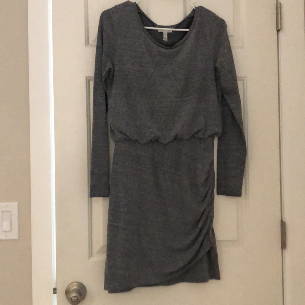 Long Sleeved Gray Leith Dress